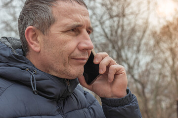 person talking on the phone