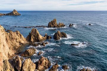 Sirens Reef located in the Cabo de Gata Nijar park, Almeria Spain