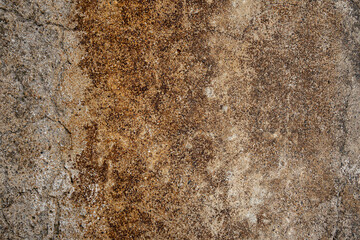 The texture of a stone wall, floors, concrete destruction, metal corrosion and rusty antiquity, the...