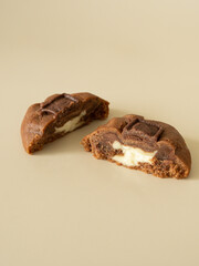 Cookies with clean backfround for comercial