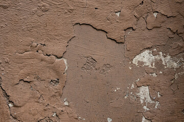 The texture of a stone wall, floors, concrete destruction, metal corrosion and rusty antiquity, the...