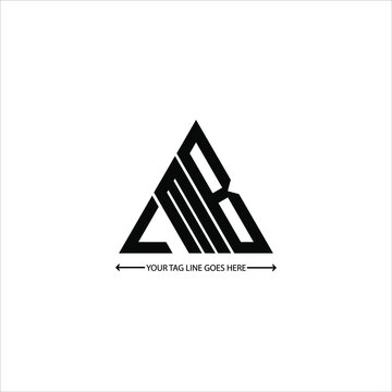 LMB letter logo creative design. LMB unique design