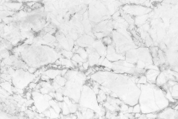 White marble texture with natural pattern for background or design art work.