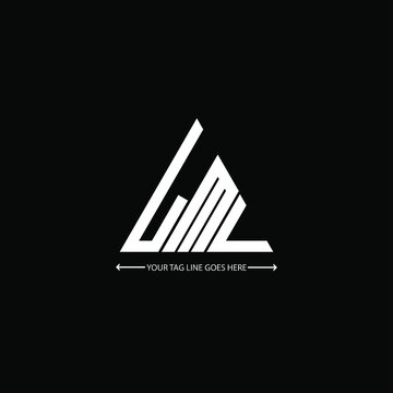 LML letter logo creative design. LML unique design