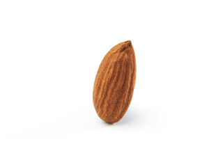 almonds isolated on white background