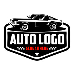 Muscle car logo