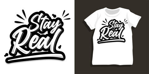 Motivational lettering typography t shirt design