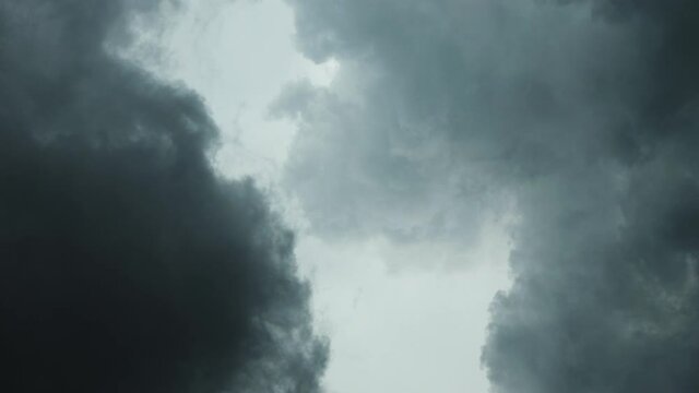 Dark cloud move towards. Before rainning in rain season.