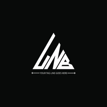LNB letter logo creative design. LNB unique design
