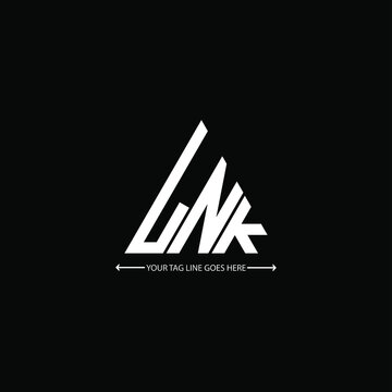 LNK letter logo creative design. LNK unique design
