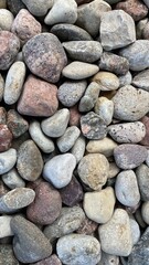 rocky garden stone of various shapes and colors