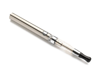 Electronic cigarette on white background