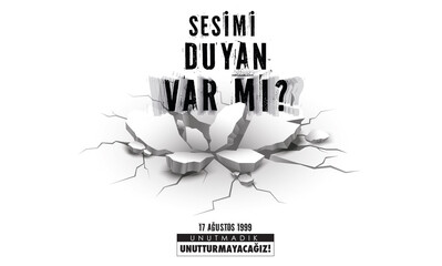 Big earthquake in Turkey on 17 August