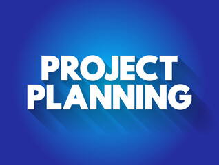 Project planning text quote, business concept background