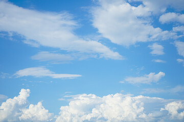 Naklejka na ściany i meble Blue sky with clouds can be use as background 