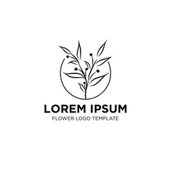 plant and flower logo design