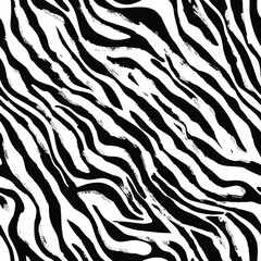 Modern Zebra skin seamless pattern background