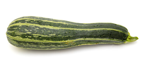 Zucchini isolated on a white background.