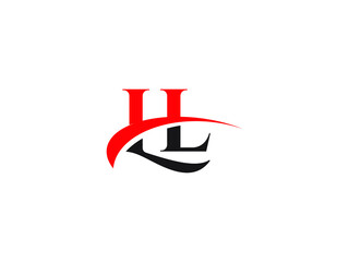 LL Letter Initial Logo Design Template