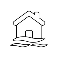 House flood icon