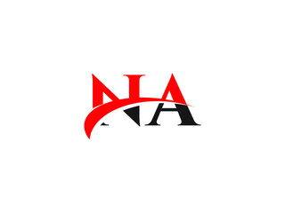 NA Letter Initial Logo Design Template