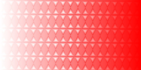 Abstract red and white triangle background