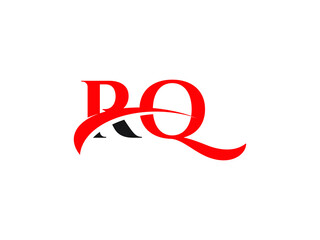 RQ Letter Initial Logo Design Template