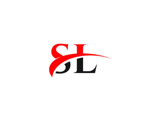 SL Letter Initial Logo Design Template