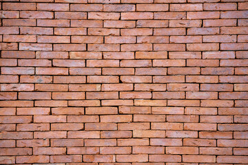 Abstract Stacking brick wall for background.
