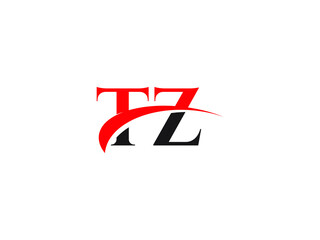 TZ Letter Initial Logo Design Template