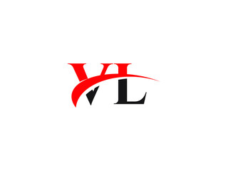 VL Letter Initial Logo Design Template
