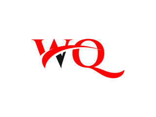 WQ Letter Initial Logo Design Template