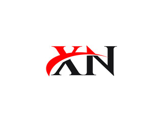 XN Letter Initial Logo Design Template