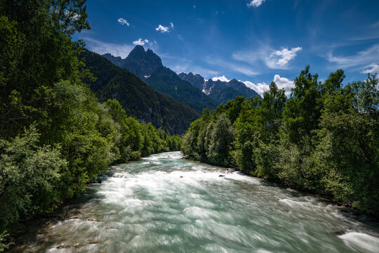 Isel River in Osttirol