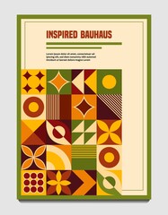 Template with abstract geometric forms. Good for flyer, cover design, poster art