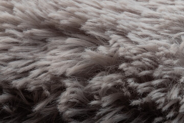 texture background fur fabric factory fluffy soft delicate gray surface