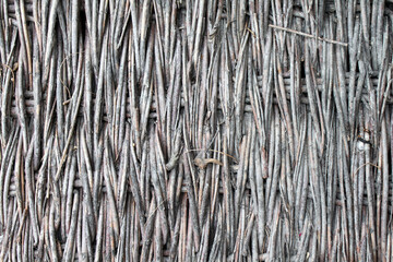 Closeup Woven Fences Pattern Background
