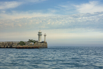 Obraz premium lighthouse in the port