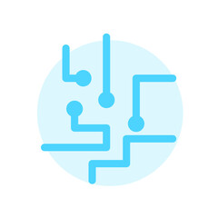 Illustration Vector Graphic of Circuit icon