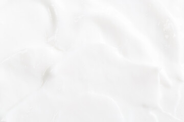 Beauty cream texture. Cosmetic lotion background. Creamy skincare product closeup