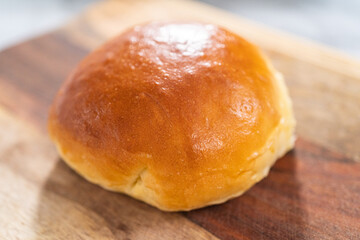 Baking brioche buns