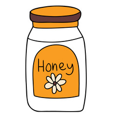 honey-jar Flat color illustration for web, wedsite, application, presentation, Graphics design, branding, etc.