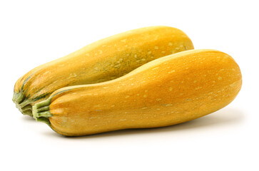 Zucchini on a white background 