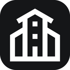 Media icons Home and Building  