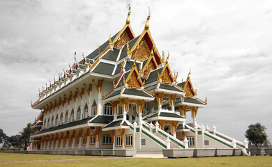 Thai pavilion. Thai style architecture.