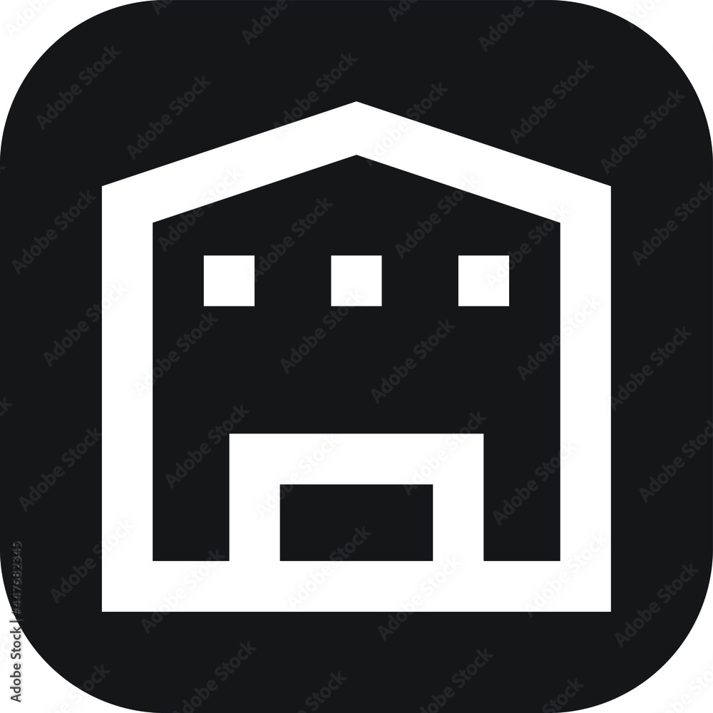 Sticker media icons home and building