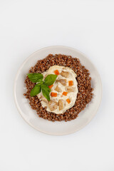Boiled Buckwheat And Sauce
