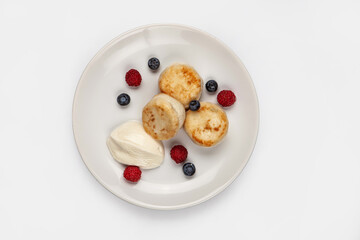 Cheese Cakes And Berries