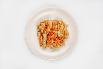 Vegetable Salad With Marinaded Carrot