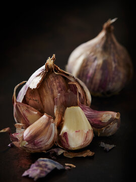 A garlic bulb